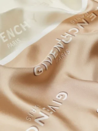 Foulard quadrato bicolore Givenchy Shadow in seta