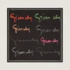 Foulard quadrato in seta con firma Givenchy multicolore Foulard quadrato in seta con firma Givenchy multicolore