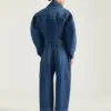 Jeans cargo a zampa media blu Jeans cargo a zampa media blu