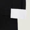 Giacca a bozzolo monopetto in lana e mohair Giacca a bozzolo monopetto in lana e mohair