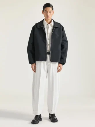 Giacca a vento in polyfaille con ricamo del timbro Givenchy