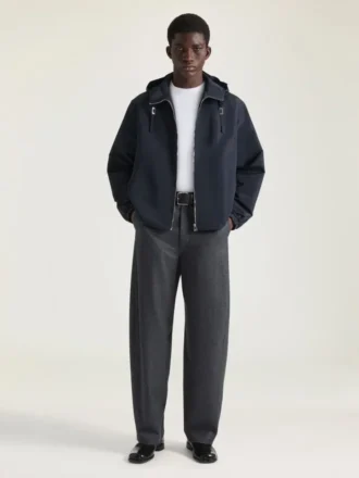 Giacca a vento in polyfaille ricamata con la scritta Givenchy Paris