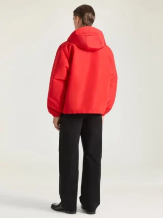 Giacca a vento in polyfaille ricamata con la scritta Givenchy Paris