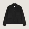 Giacca blouson con cuciture couture in lana e cashmere Giacca blouson con cuciture couture in lana e cashmere