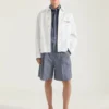 Giacca con cuciture couture in denim ricamato Givenchy Paris