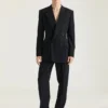 Giacca doppiopetto in twill di lana Giacca doppiopetto in twill di lana