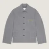 Giacca in denim a spina di pesce con ricamo Givenchy Paris Giacca in denim a spina di pesce con ricamo Givenchy Paris