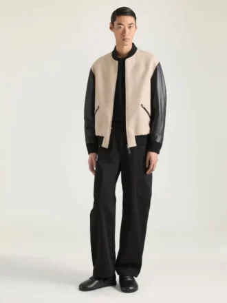 Giacca in misto tessuto con ricamo Givenchy Paris