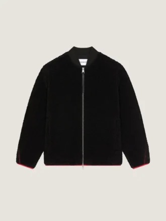 Giacca in pile con cuciture couture e ricamo Givenchy Paris Giacca in pile con cuciture couture e ricamo Givenchy Paris