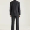 Pantaloni sartoriali a gamba dritta in flanella Pantaloni sartoriali a gamba dritta in flanella