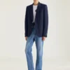 Giacca monopetto in lana e mohair Giacca monopetto in lana e mohair