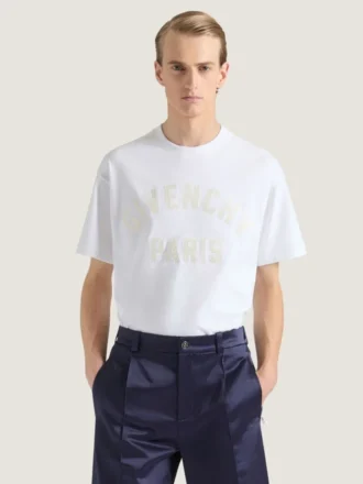 in cotone con ricamo Givenchy Paris