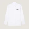 in popeline di cotone con ricamo del timbro Givenchy