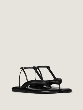 Infradito Boudoir bicolori in pelle nappa