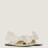 Infradito Boudoir in pelle nappa con fiocco Infradito Boudoir in pelle nappa con fiocco