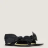 Infradito Boudoir in pelle nappa con fiocco Infradito Boudoir in pelle nappa con fiocco