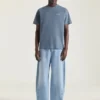Jeans azzurri con cuciture couture Jeans azzurri con cuciture couture