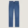 Jeans dal taglio dritto con effetto stropicciato e lavaggio shadow
