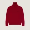 Maglione a collo alto in lana e cashmere