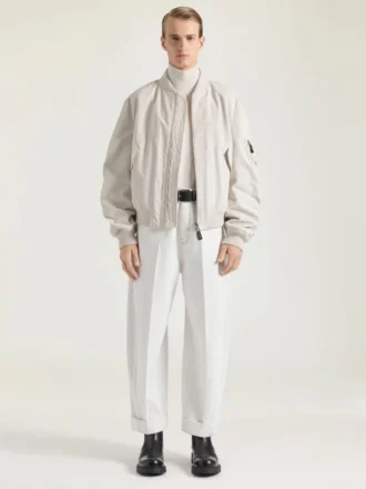 Maglione a collo alto in maglia di cashmere