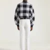 Maglione a quadri in lana con ricamo Givenchy Paris Maglione a quadri in lana con ricamo Givenchy Paris