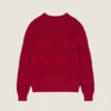 Maglione a quadri in maglia di cotone Maglione a quadri in maglia di cotone