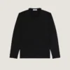 Maglione in lana con dettagli in gros-grain