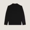 Maglione in lana con dettagli in gros-grain