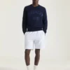 Maglione in maglia di cotone con ricamo Givenchy Paris