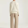 Maglione in maglia di cotone con ricamo Givenchy Paris