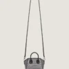 Micro Antigona Bag in raso con strass