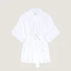 Mini abito camicia in popeline