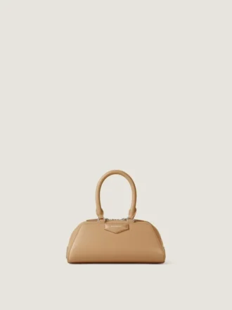 Mini Antigona Bag East-West in pelle Box