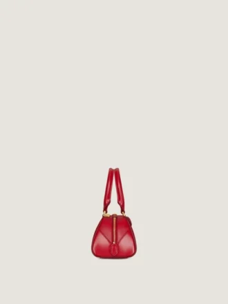Mini Antigona Bag East-West in pelle Box