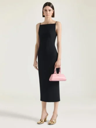Mini Antigona Bag East-West in pelle Box