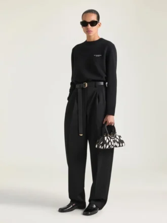 Mini Antigona Bag East-West in pelle effetto pony con stampa animalier