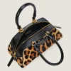 Mini borsa Antigona East-West in pelle effetto leopardo Mini borsa Antigona East-West in pelle effetto leopardo