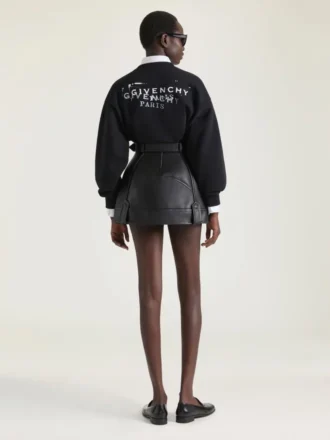 Felpa in pile con stampa Givenchy
