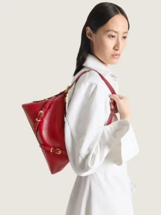 Mini Voyou Bag in pelle lucida