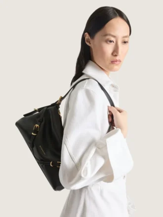 Mini Voyou Bag in pelle lucida