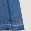 Miniabito in denim blu medio