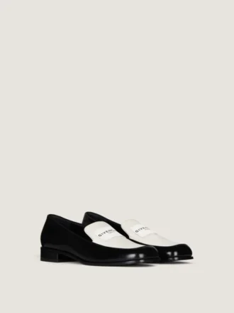 Mocassini Tux bicolori in pelle