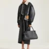 Mules con tacco a spillo in pelle Mules con tacco a spillo in pelle