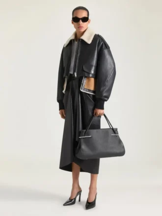 Mules con tacco a spillo in pelle