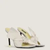 Mules con tacco Boudoir in pelle nappa con fiocco Mules con tacco Boudoir in pelle nappa con fiocco