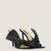 Mules con tacco Boudoir in pelle nappa con fiocco Mules con tacco Boudoir in pelle nappa con fiocco