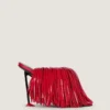 Mules con tacco Boudoir in vernice con frange Mules con tacco Boudoir in vernice con frange