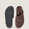 Mules imbottite in pelle nappa