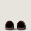 Mules imbottite in pelle nappa
