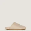Mules piatte Label in pelle nappa Mules piatte Label in pelle nappa